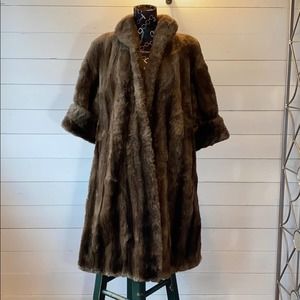 TRUE VINTAGE Revillon Freres Authentic Fur Coat